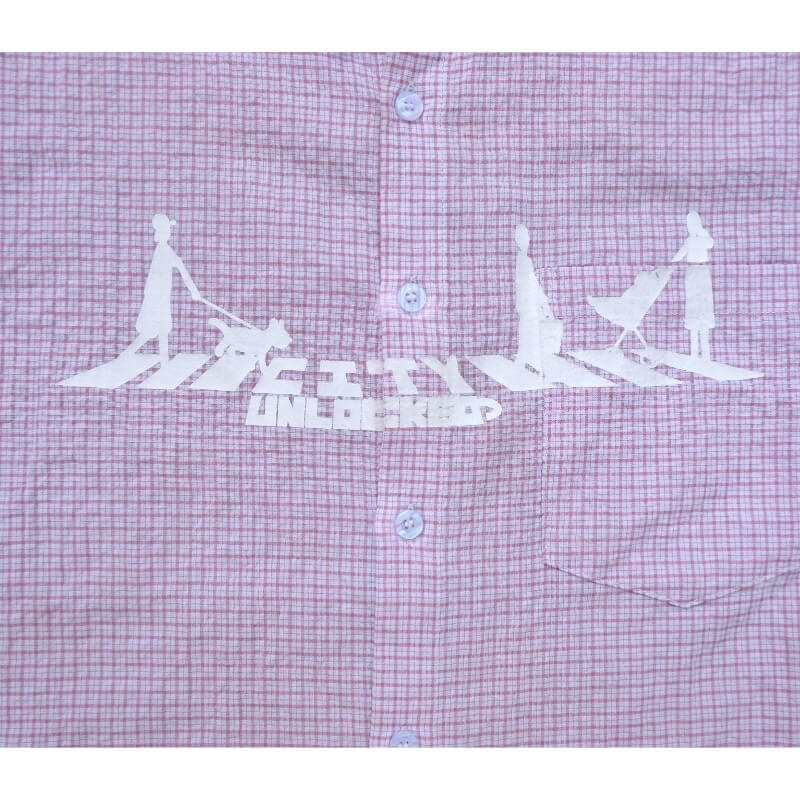 Zebra Crossing Shirt Pink
