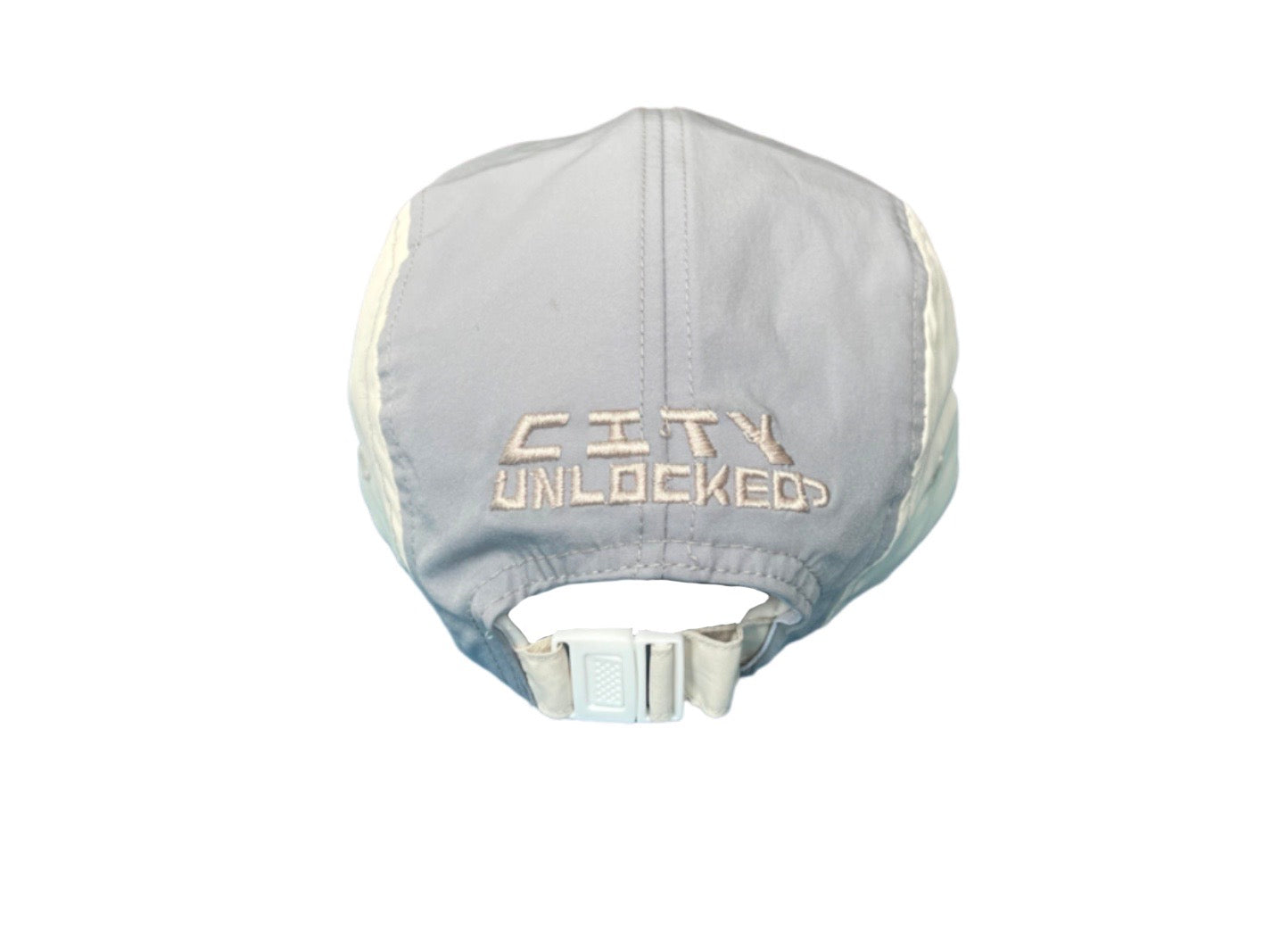 CU Cap – Embroidered Slate Grey and Cream Cap – City Unlocked