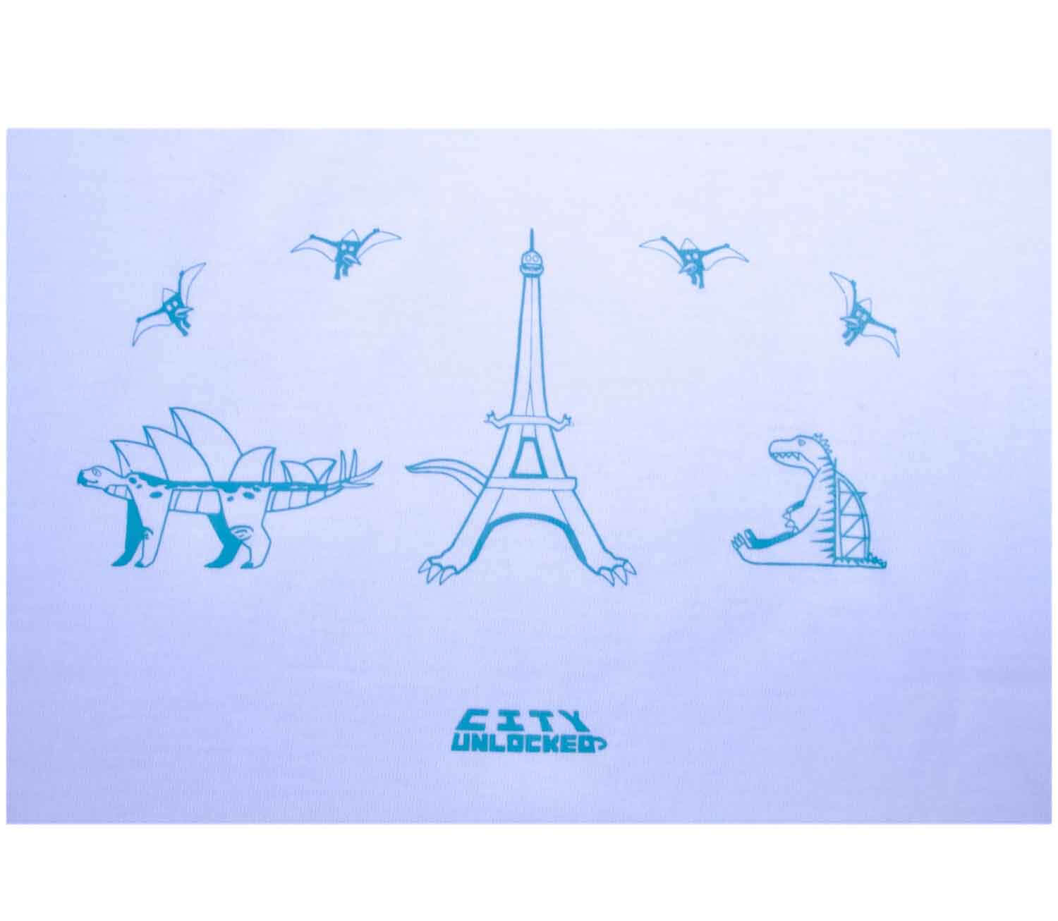 Dinosaur T-Shirt – Landmark Graphic Tee – City Unlocked