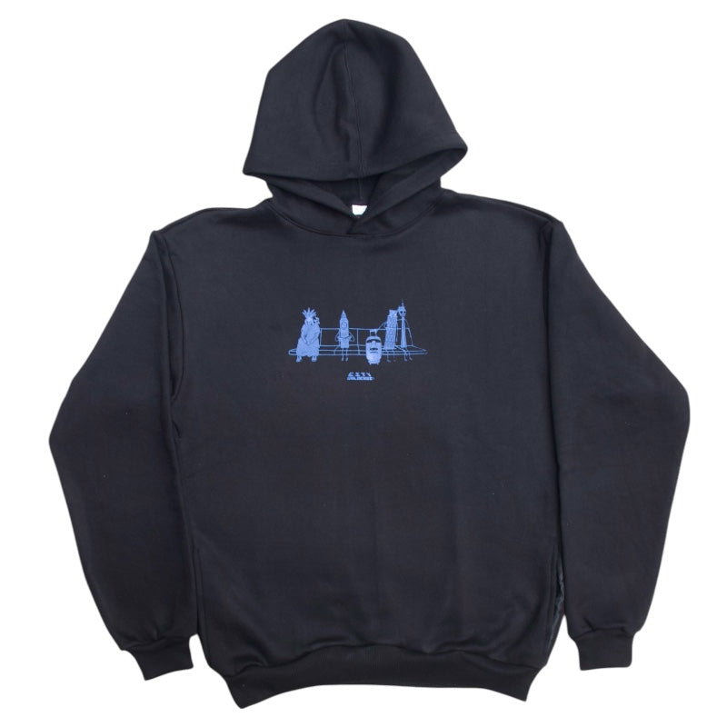 Underground Hoodie Black – London Landmarks 350gsm Hoodie – City Unlocked