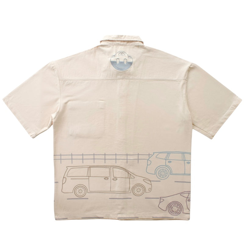 Welcome To City Unlocked Shirt – All-Over Car Print