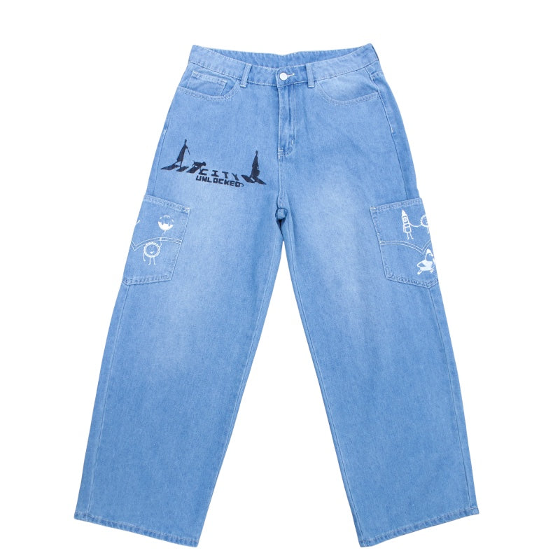 Pocket Jeans – Streetwear Denim – City Unlocked
