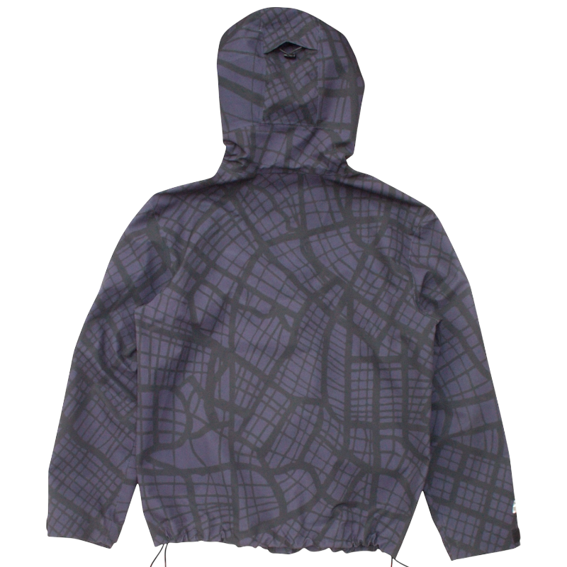 Map Shell Jacket – 12k Waterproof Embroidered Shell Jacket – City Unlocked
