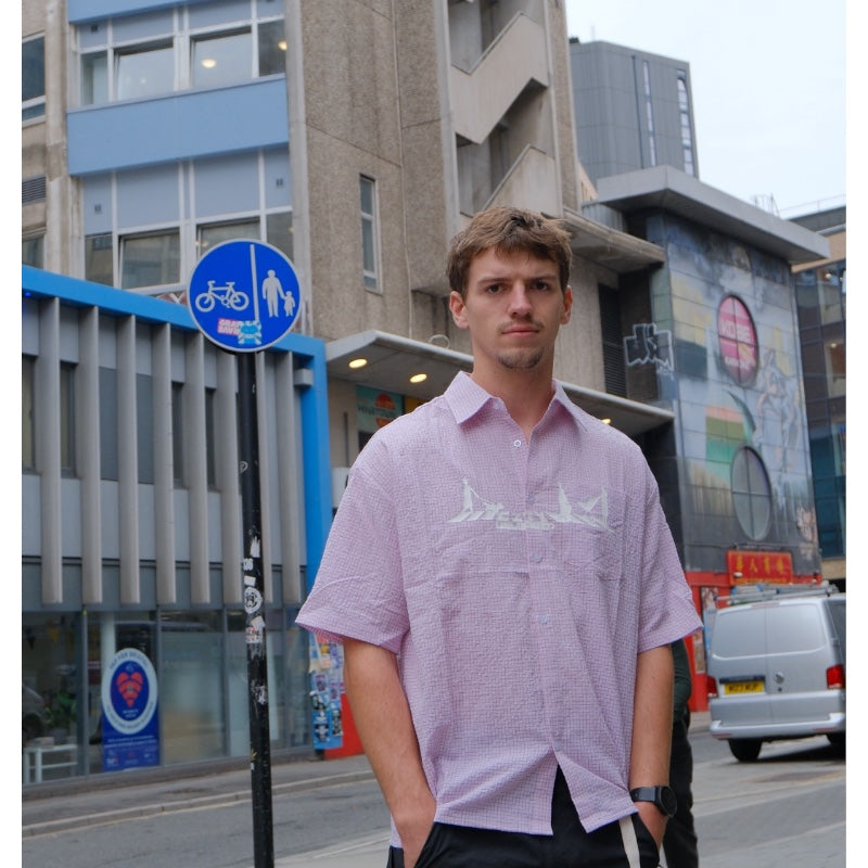 Zebra Crossing Shirt Pink