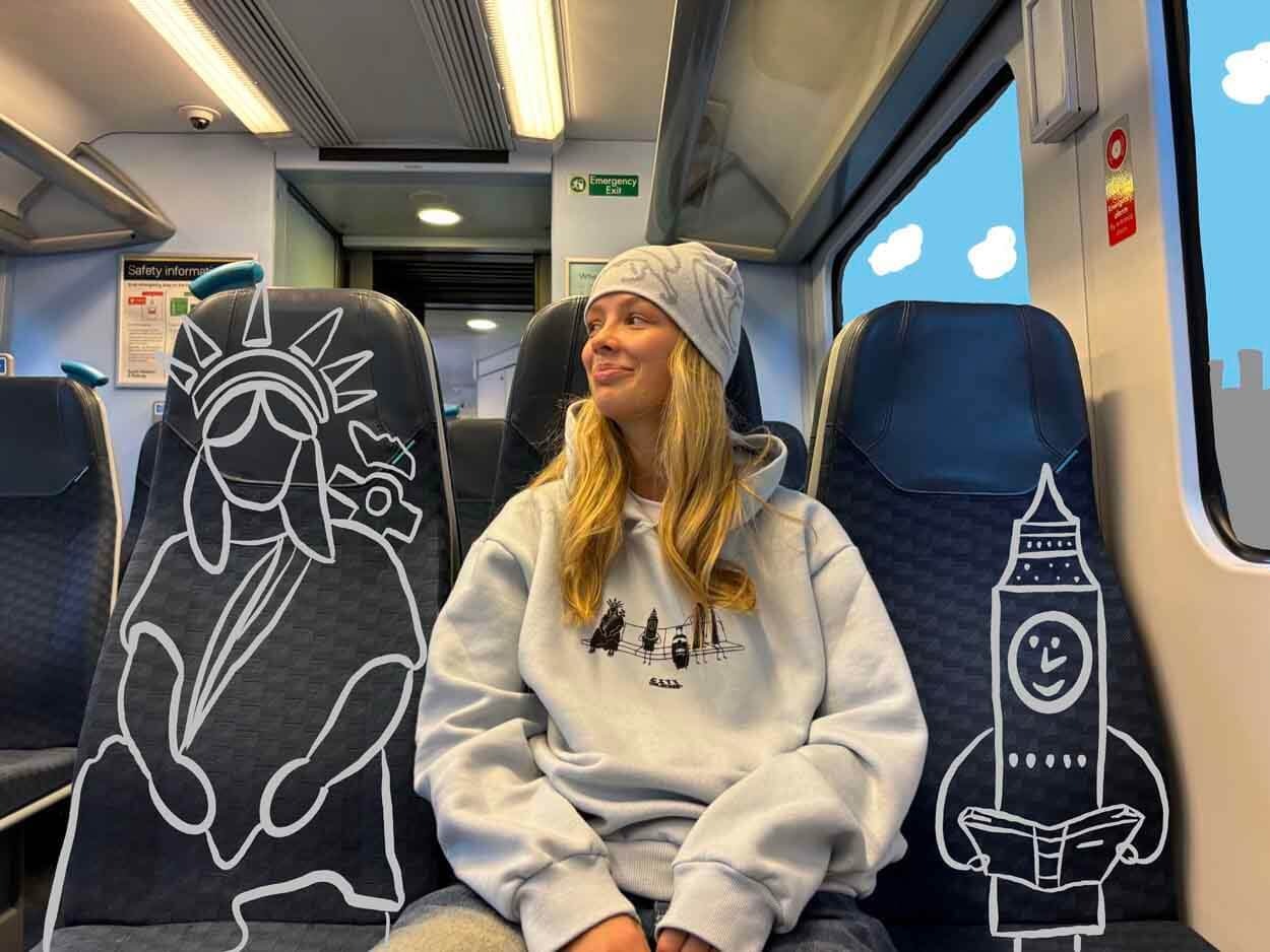 Underground Hoodie Black – London Landmarks 350gsm Hoodie – City Unlocked