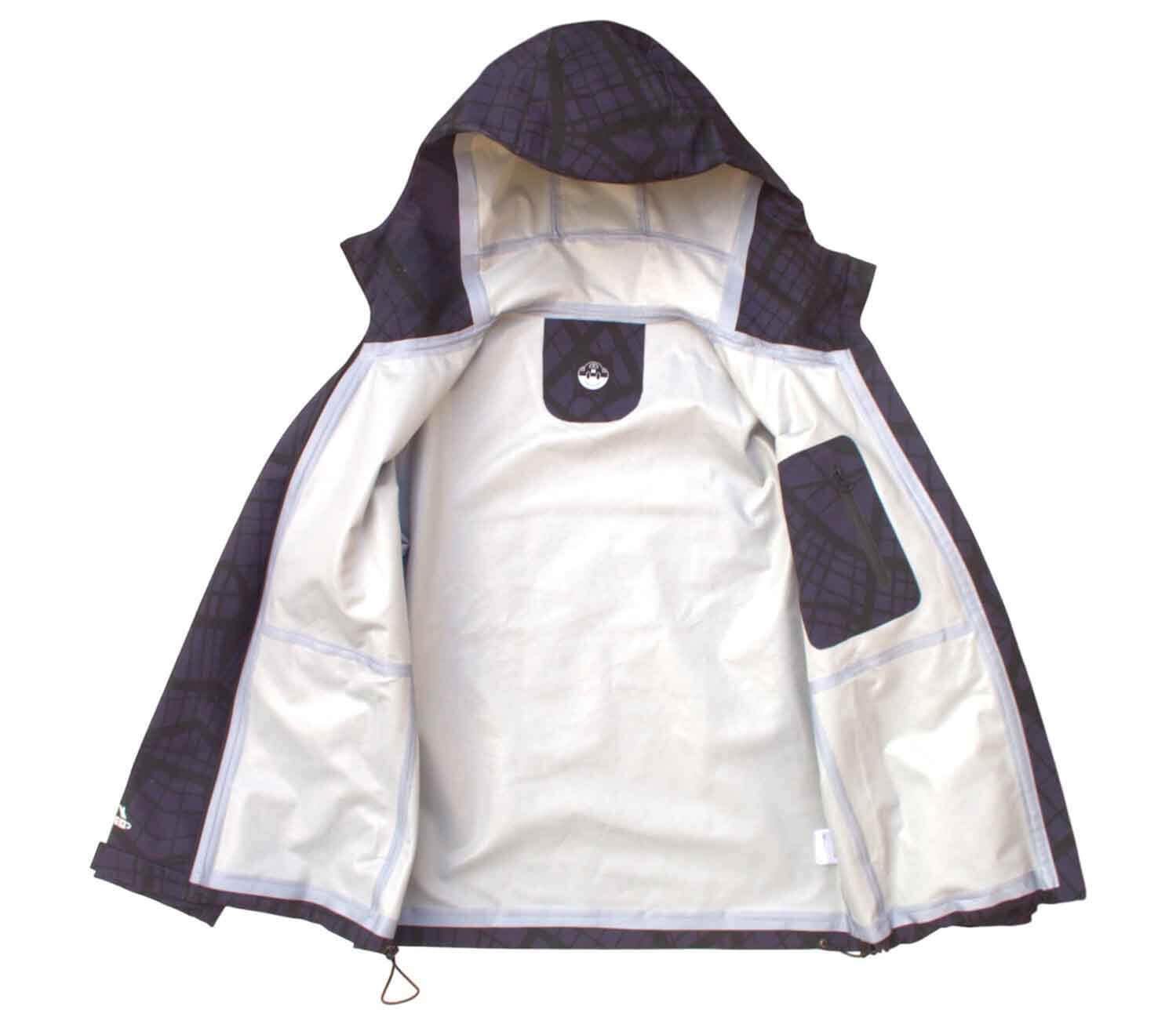 Map Shell Jacket – 12k Waterproof Embroidered Shell Jacket – City Unlocked